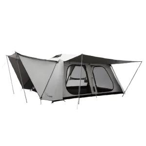 올비의창고 텐트 원터치 에어텐트 3인 4인용 캠핑 그늘막 쉘터 육각 카키 기본 대형  글램