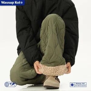 남성 겨울 방한 양털 패딩바지 보온 스키 방수 겨울용 팬츠