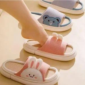 여름 가벼운 슬리퍼 캐릭터 거실화 예쁜 소음 푹신한-WFHQNKX