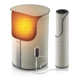 [셀링코리아]S 맘스품 접이식 탄소필름발열 360도 입체난방 서라운드 데스크히터 MPCF-EH-360S