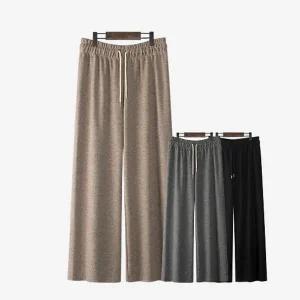 에스티아 2041 니트 와이드 팬츠 빅사이즈