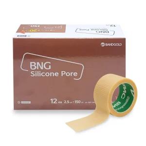 밴드골드 BNG 실리콘 포어 저자극 2.5 X 150cm 브라운 12개 1박스 테이프