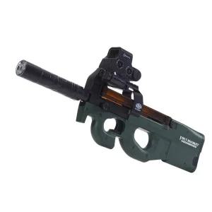 사격게임 p90 수정탄 전동건 소프트건 자동 벡터 젤리탄전동건 신형 개선품 돌격소총