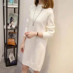 봄 긴팔 가을 나들이 간절기 겨울 니트 원피스 하객룩 소프트 데일리 베이직 가을