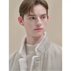 [Prestige] 헤링본 램스웨이드 무통 트리밍 자파리  베이지 (GA493ZP04A)