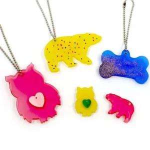 (UV레진 아트용) 3단 펜던트 몰드(부엉이) 과학교재 교구 방과후 실험 실습