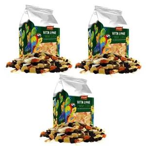 [애니몰파크]비타폴 비타라인 과일 후르츠 200g 3개 건조과일 앵무새 간식