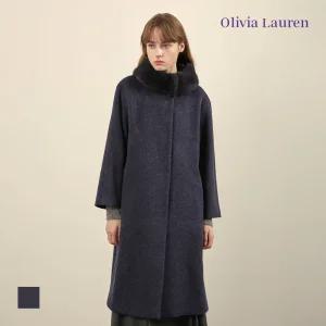 [올리비아로렌] 밍크카라 알파카코트_VOPEA4WB121