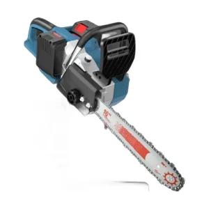 충전식 전기톱 체인톱 14인치 휴대용 전동톱 전기 전동 벌목톱 나무 2배터리 야외 무선