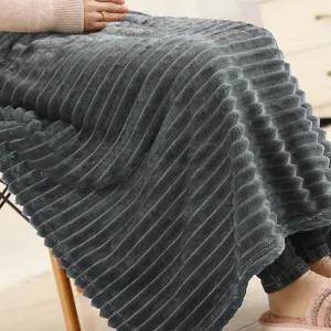 엠보 극세사 무릎 담요 블랭킷 100x70cm 겨울 사무실 캠핑 차량 차박 학생용