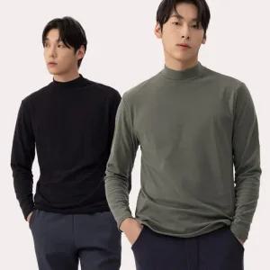 에버라스트 남자 기모 모크넥 목폴라 터틀넥 반폴라