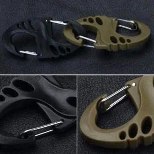 S형 카라비너 소형 작은 S 배낭 백팩 다용도 연결 데이지체인