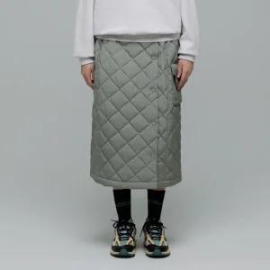 [내셔널지오그래픽]내셔널지오그래픽 N244WSK110 여성 엘크 패딩 롱기장 스커트 LIGHT JADE