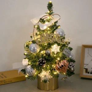 아트박스/플라워트리 크리스마스 미니트리 LED 다이아 버드 몬타나 45cm