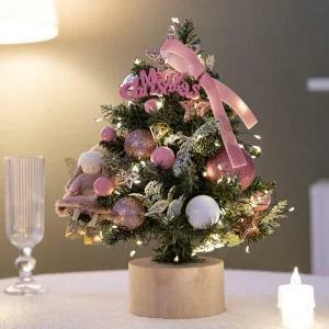 아트박스/플라워트리 크리스마스 미니트리 워머 사랑스런 핑크 몬타나 30cm