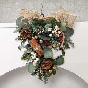 아트박스/플라워트리 크리스마스 벽장식 트리 노르딕 30cm 벽걸이 소품