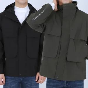 가을 겨울 내피바람막이 고어텍스 자켓 기모 방수 방풍 윈드 점퍼 간절기 후드 포켓 경량 전술 아노락
