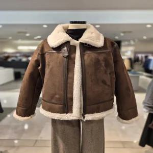 [비지트인뉴욕] 페이크 무스탕 자켓 (VBCMU90)