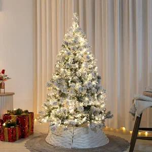 [아트박스]/플라워트리 크리스마스 트리 나무 촘촘 눈쌓인 스노우 120cm 장식
