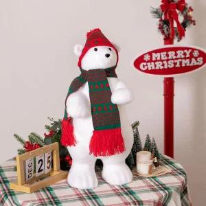 [아트박스]/플라워트리 크리스마스 곰인형 대형장식 알라스카곰엄마 56cm