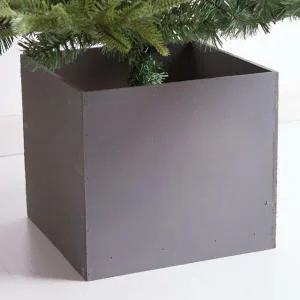 아트박스/플라워트리 크리스마스트리 하단 커버 그레이화분 33cm (180cm용)