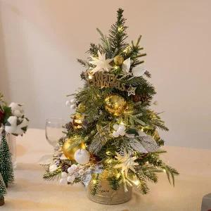 /플라워트리 크리스마스 미니트리 화분 하드설 50cm 장식 소품