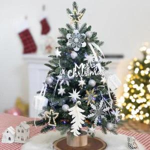 /플라워트리 크리스마스 미니트리 워머 설정 진주 럭셔리 75cm