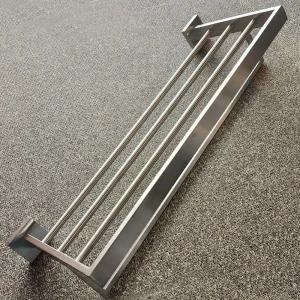 스텐레스 무광수건 선반(사각)2단 스텐수건걸이