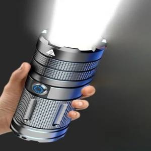 100000루멘 고휘도 램프 랜턴 광선검 탐조등 원거리 충전식 보조배터리