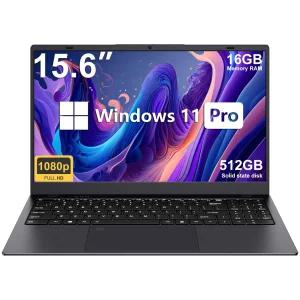 Windows 11 Pro LAPTOP 랩탑 노트북 컴퓨터, Intel 셀러론 N5095(4C4T, up to 2.9Ghz) IPS D... 사무용 인