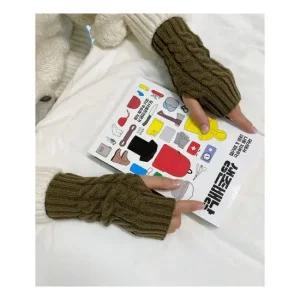 꽈배기 니트 핸드워머 팔토시 손목 장갑 사무용팔토시 손워머 시원한팔토시 귀여운팔토시