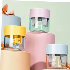 필기구 델리 투톤 파스텔 2홀 휴대용 연필깎이 (3색 택1)