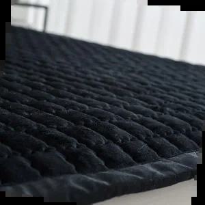 매트리스패드 블랙 빌리 극세사 카페트 겸용 슈퍼싱글 침대 패드