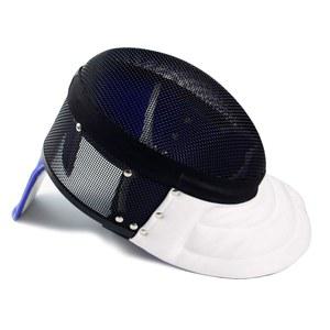 레오나크 블랙 350NW 펜싱 에페 마스크, 탈부착 가능한 내부 안감 헤마 헬멧 CE 등급 마스크