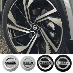 자동차휠캡 닛산 엑스트레일 캐시카이 노트 쥬크 센트라 패트롤 리프 티다용 휠 센터 허브 캡 림 커버 로고