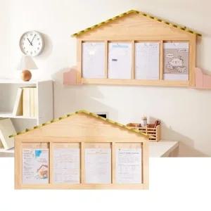 고품질 아크릴 알림판 원목 게시판 어린이집 유치원 학교 (WBE7D43)