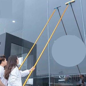 유리 닦기 신기 태양광 패널 세척 공구 고층 청소 통수 브러시 외벽 간판 문머리 연장 신축봉