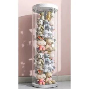 인형 보관함 수납장 원통 진열장 아크릴 투명 아파트