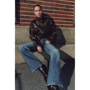 [정품] 자라 자켓 코트 데일리 아웃터 ZARA 페이크 쇼트 재킷 - 도트 그레이