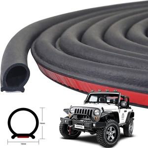 차량용 도어 씰링 스트립고무 자동차 문짝 엣지 트렁크 후드 도장 스트립 지프 호환 그랜드 체로키 WJ WK