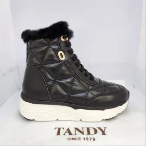 [탠디]여성 앵글 부츠 패딩털 X2O4E517