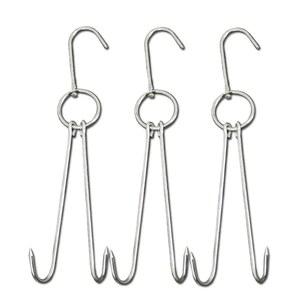 바베큐 오리 닭고기 구이 걸이 23cm 스테인레스 전기구이 돼지 돼지고기 고기 고리