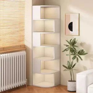 코너책장 ㄱ자 수납장 모던 오픈형 서재 거실 책꽂이