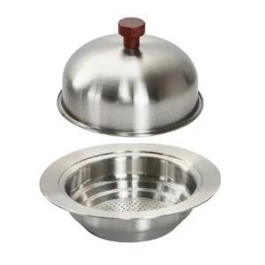 다용도 찜기 세트 뚜껑포함 국산 스텐 3단 돔 스티머 16~26cm