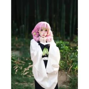 귀멸의 칼날 칸로지 미츠리 코스프레 가발포함 풀세트 귀칼 할로윈 코스튬 의상