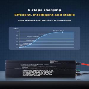 12V 100A 48V 배터리 충전기 14.6V 60A 29.2V 58.4V 18650 리튬 라이포4 납산