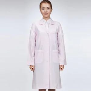 여성 핑크 의사가운 한가 영양사 관리사가물리치료복 실험실 실습 피부실 연구실 실습실 미용사 랩실