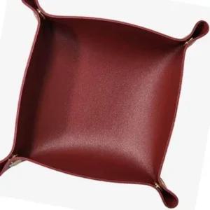 가죽 차키 보관 트레이 대형 거실 수납 깔끔한 이사 선물 차키 장식용