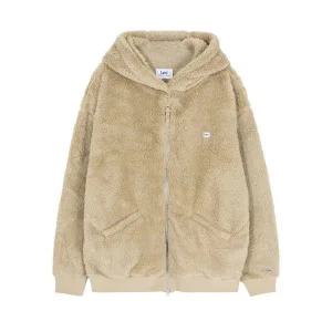 매장정품 리 LEE 소프트 플리스 후드 집업 자켓 베이지 LE2203JK02BE 128395