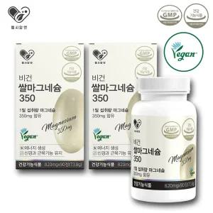 헬시알엔 비건 쌀마그네슘350 2박스 2개월분